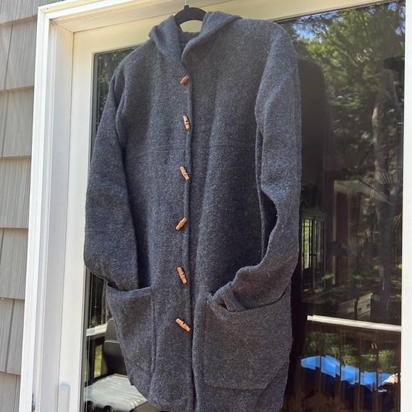 Karen Scott Pure Wool Hooded Sweater - Picture 4 of 6